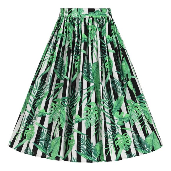 Stripes and Plants Skirt in Various Sizes New with tags - Picture 6 of 9